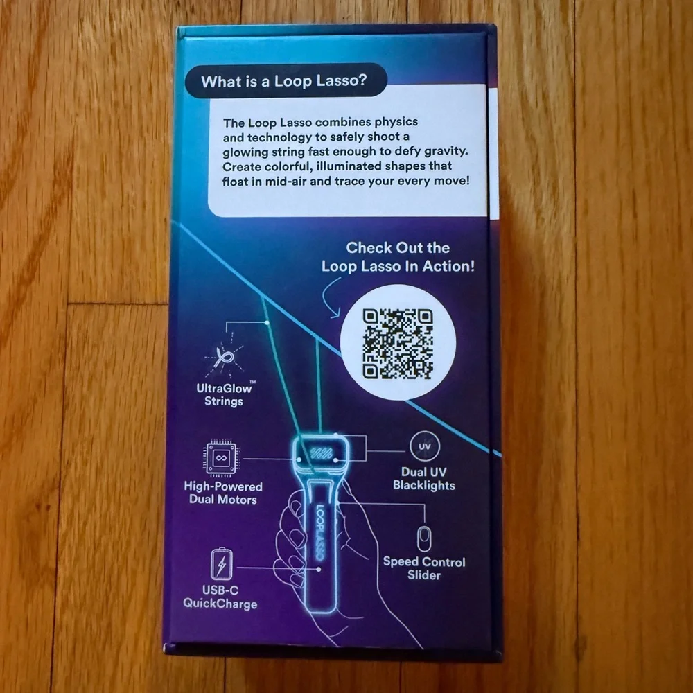 Nano LoopLasso Interactive‎ Light Toy - Blue, Purple, Black